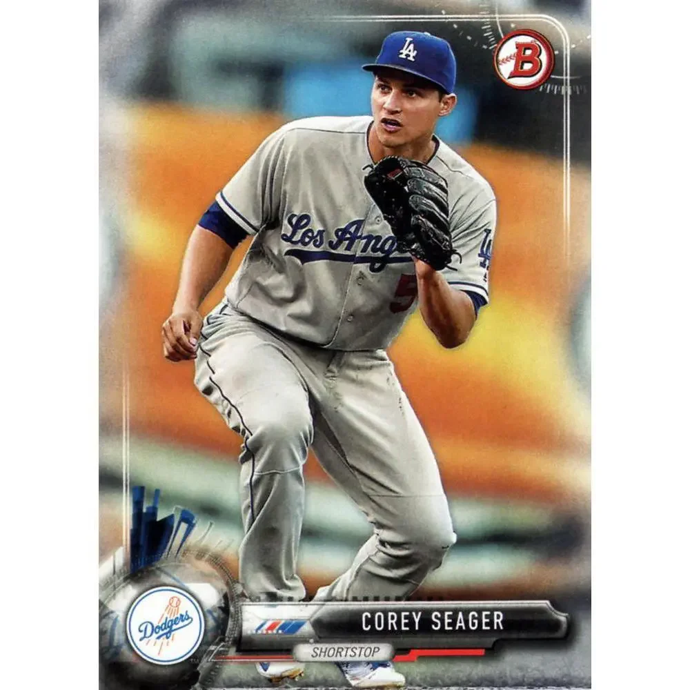 2017 Bowman Corey Seager # 50 Los Angeles Dodgers